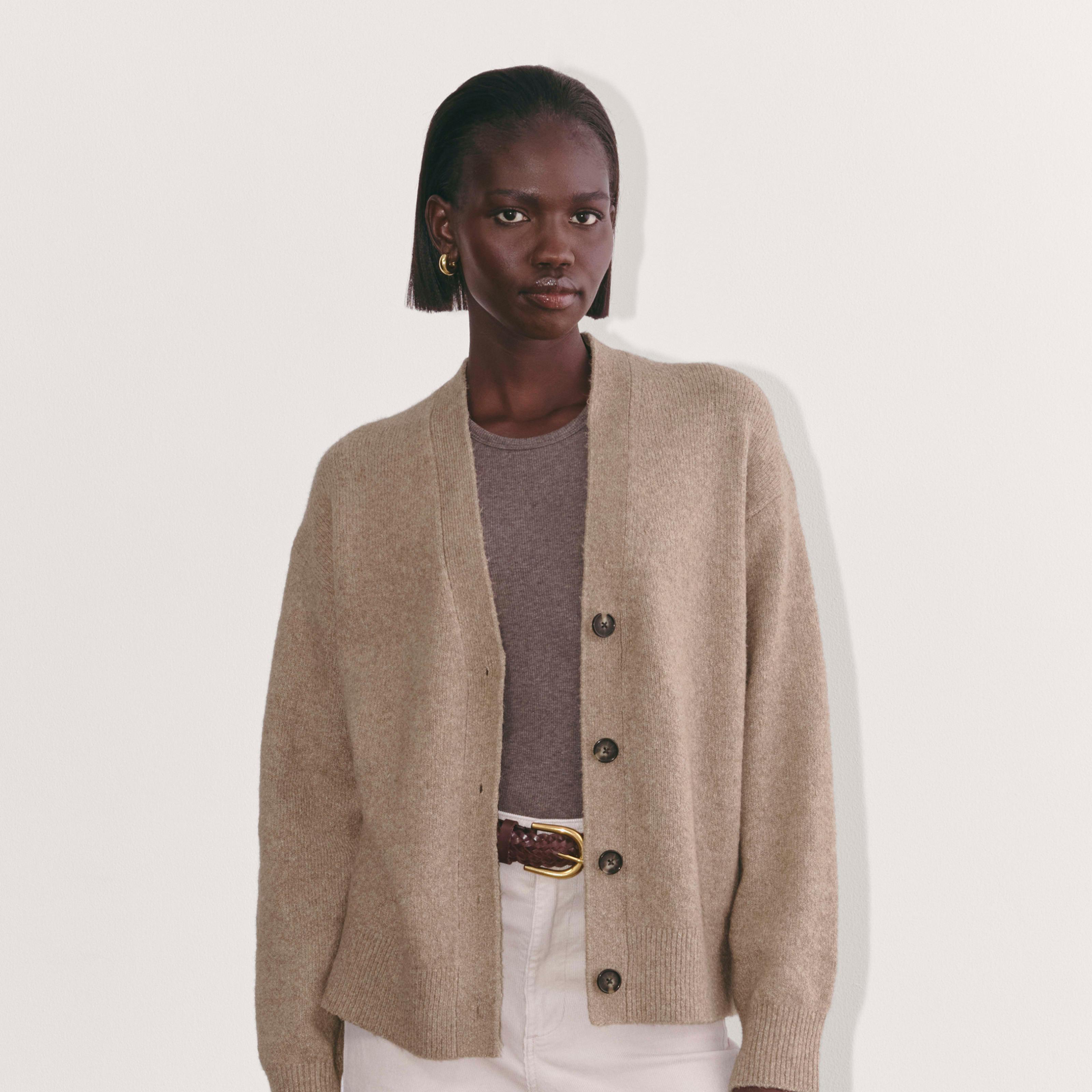 The Cocoon Cardigan in Plush Cotton Product Image