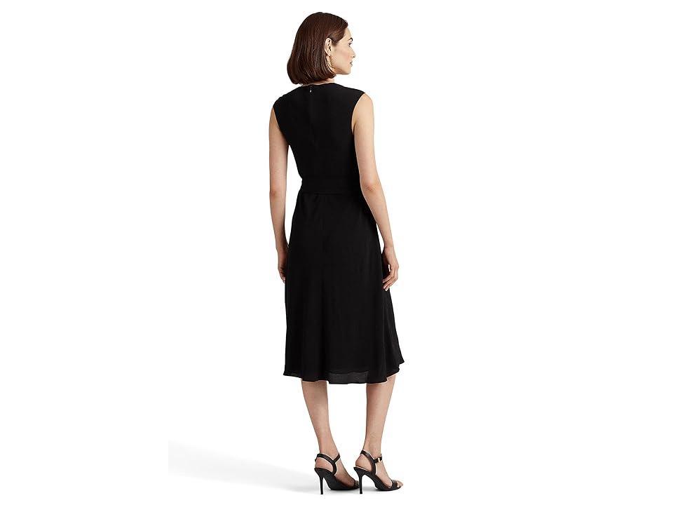 Lauren Ralph Lauren Bubble Crepe Cap Sleeve Dress Women's Dress Product Image