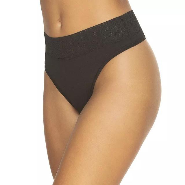 Felina Womens Serene Modal and Lace Thong Underwear Product Image