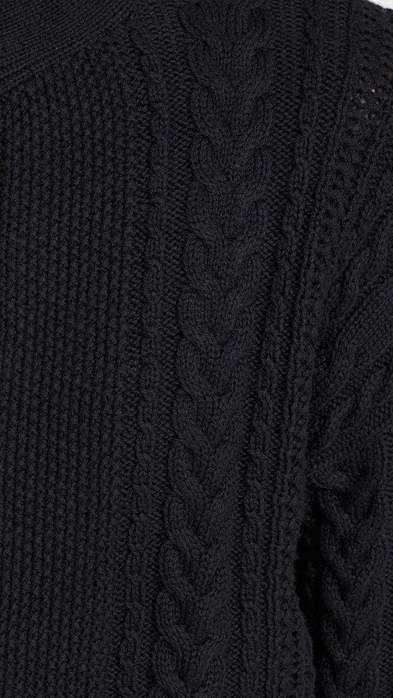 Alex Mill Cable Knit Nico Chunky Cardigan | Shopbop Product Image