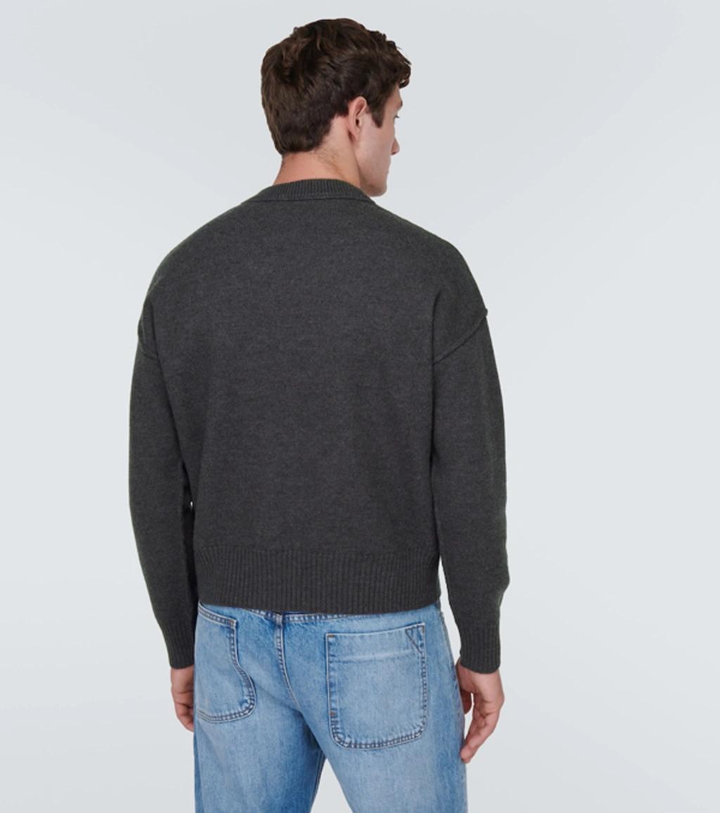 Ami De Caur Crewneck Sweater In Gray Product Image