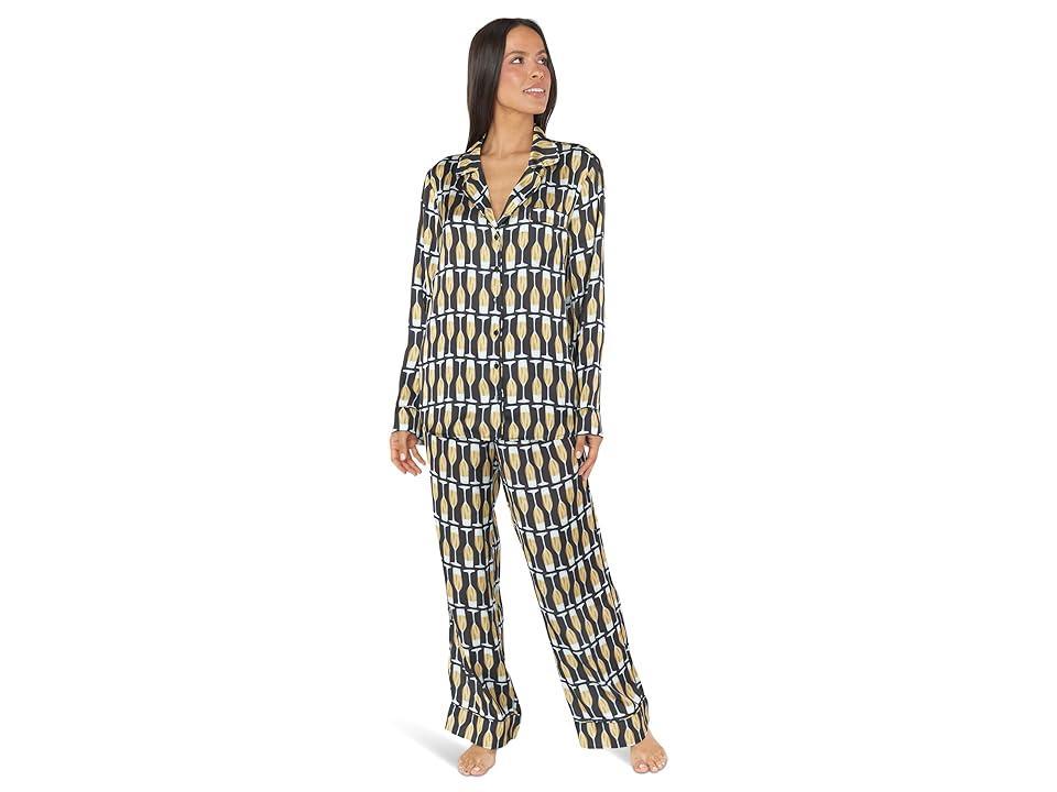 Show Me Your Mumu Classic Pajama Set (Champagne Silky) Women's Pajama Sets Product Image