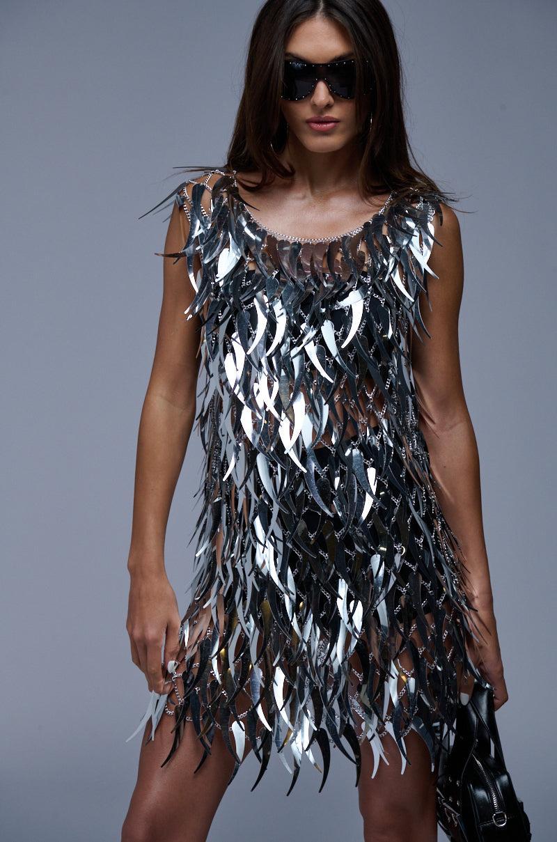 NO ONE LIKE ME SEQUIN MINI DRESS Product Image