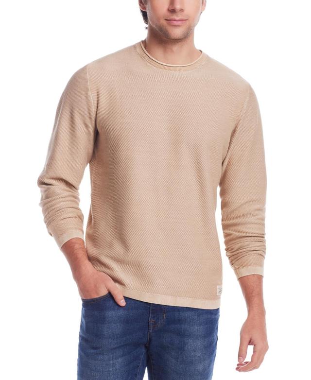 Weatherproof Vintage Mens Regular-Fit Textured Stonewashed Sweater Product Image