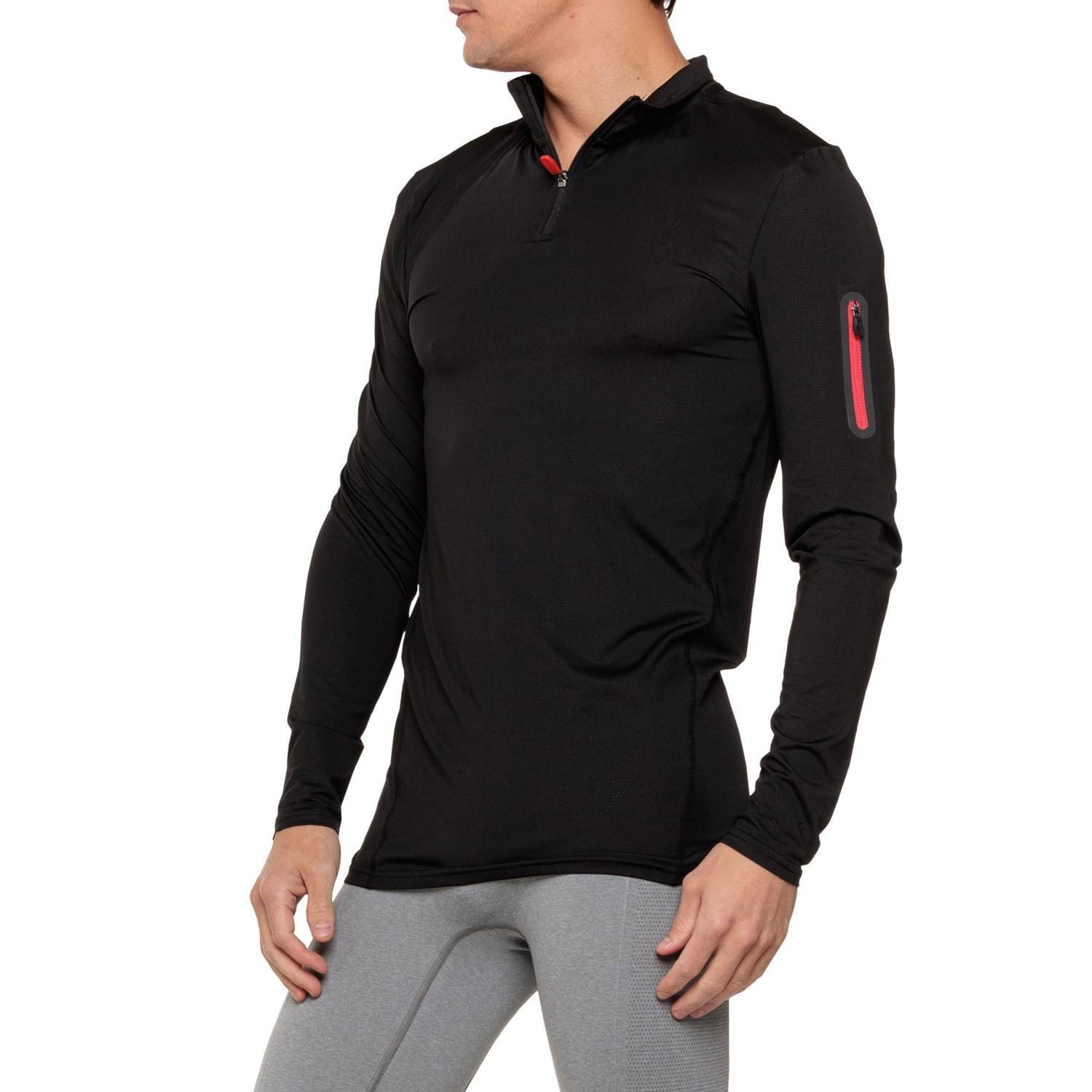 Spyder Mock Neck Shirt - Zip Neck, Long Sleeve Product Image