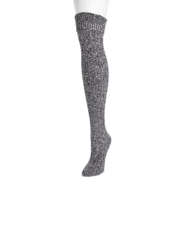 Womens Microfiber Over the Knee Socks - Ebony Product Image