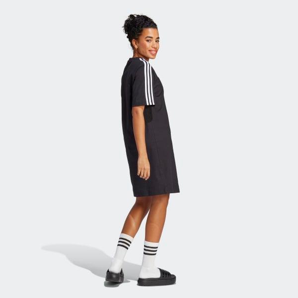 Essentials 3-Stripes Single Jersey Boyfriend Tee Dress Product Image