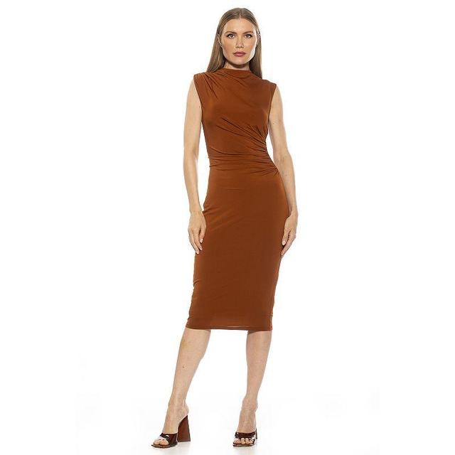 Womens ALEXIA ADMOR Jan Mockneck Sheath Dress Product Image