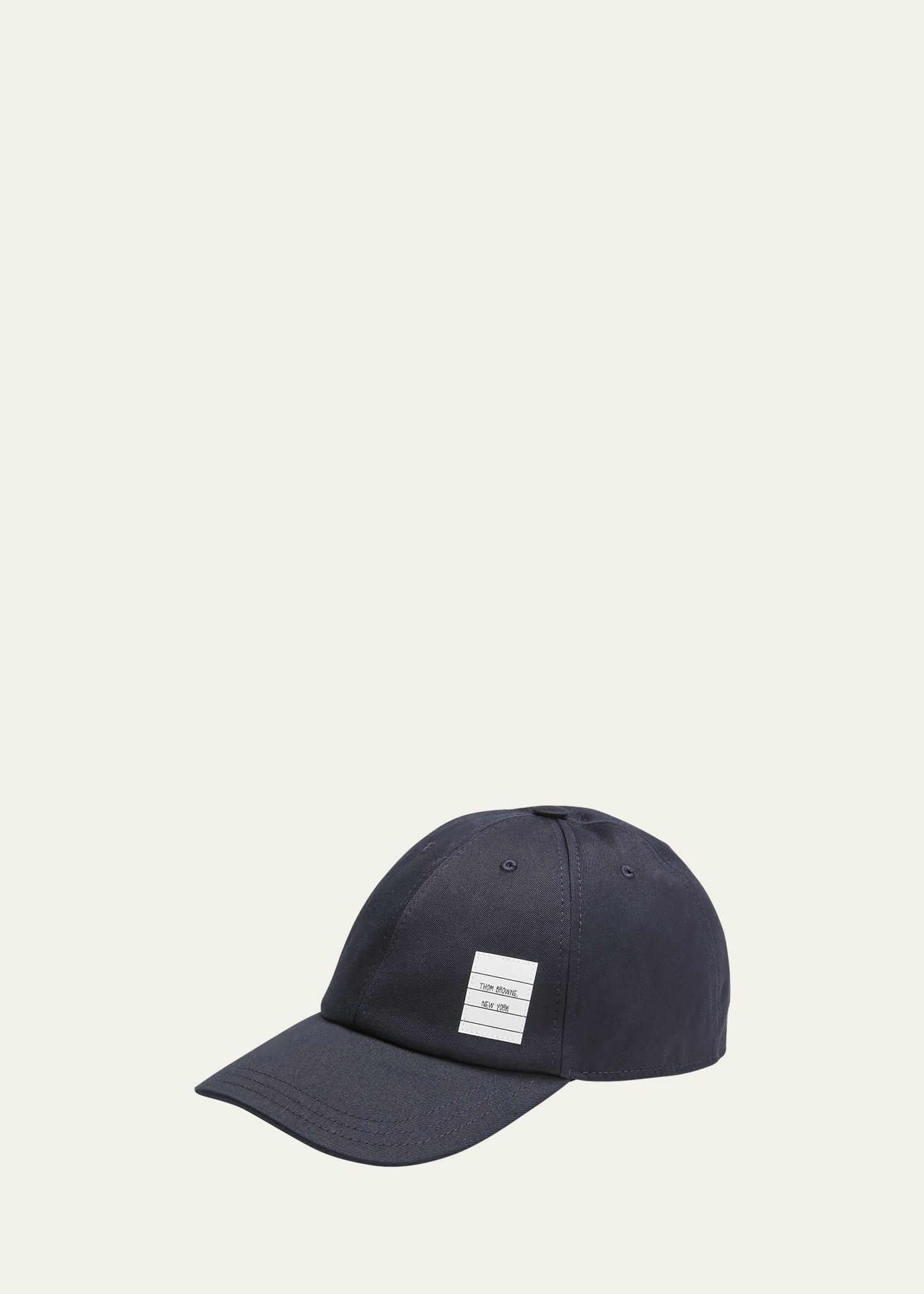 Mens Twill Logo-Patch Baseball Cap Product Image