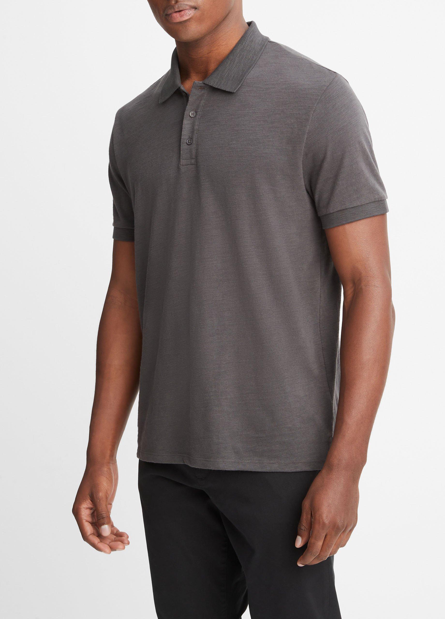 Classic Slub Polo Shirt Product Image