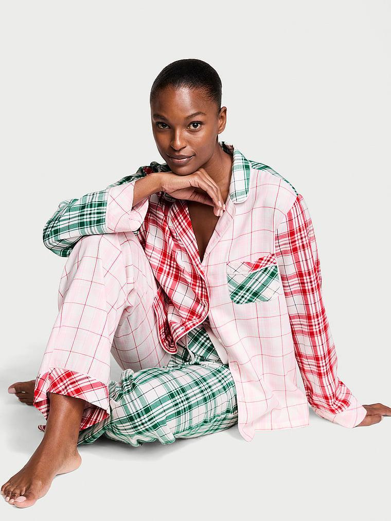 Flannel Short Pajama Set Product Image