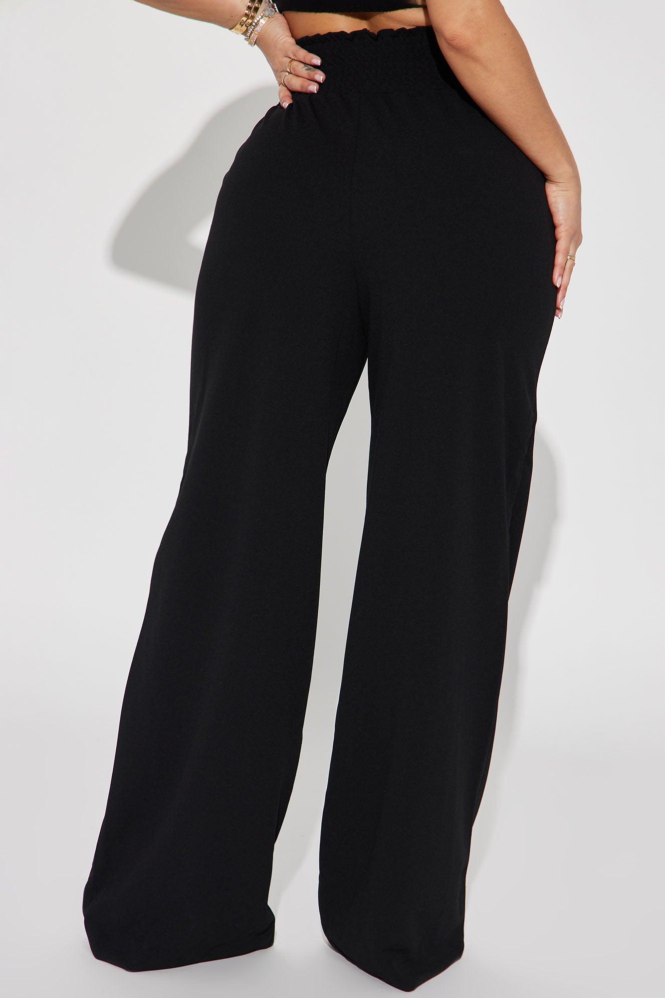 Breezy Day Wide Leg Pant - Black Product Image