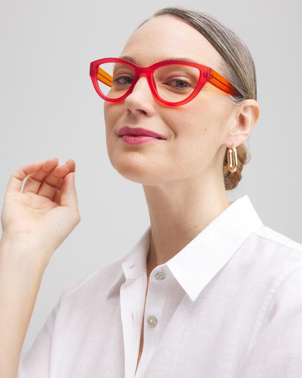 Orange Cateye Readers Product Image