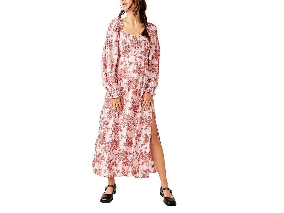 Free People Jaymes Midi (Lilac Combo) Women's Clothing Product Image