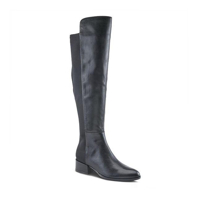 Spring Step Rider Womens Knee High Leather Boots Black Product Image