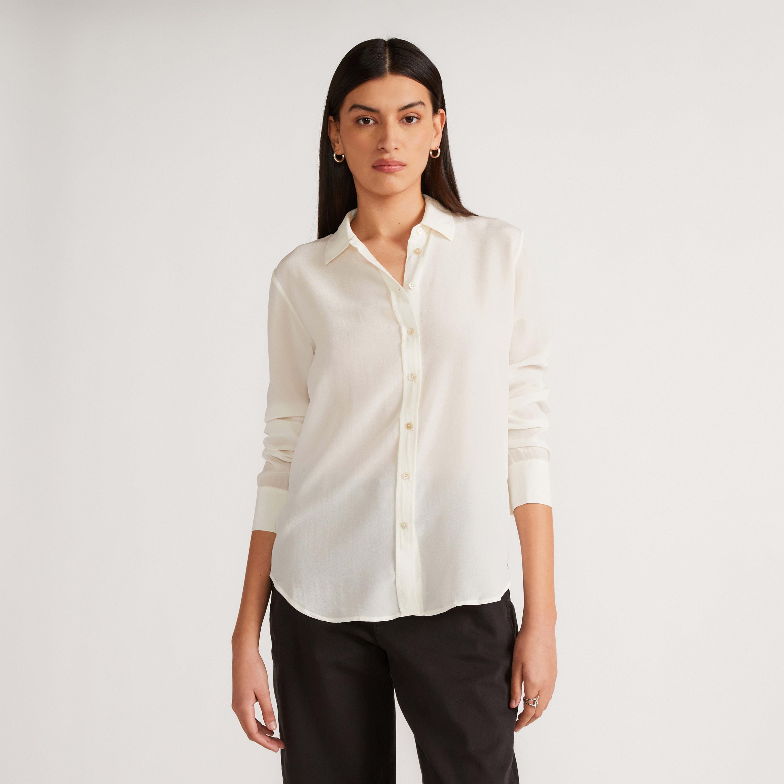 The Must-Have Shirt in Washable Silk Product Image