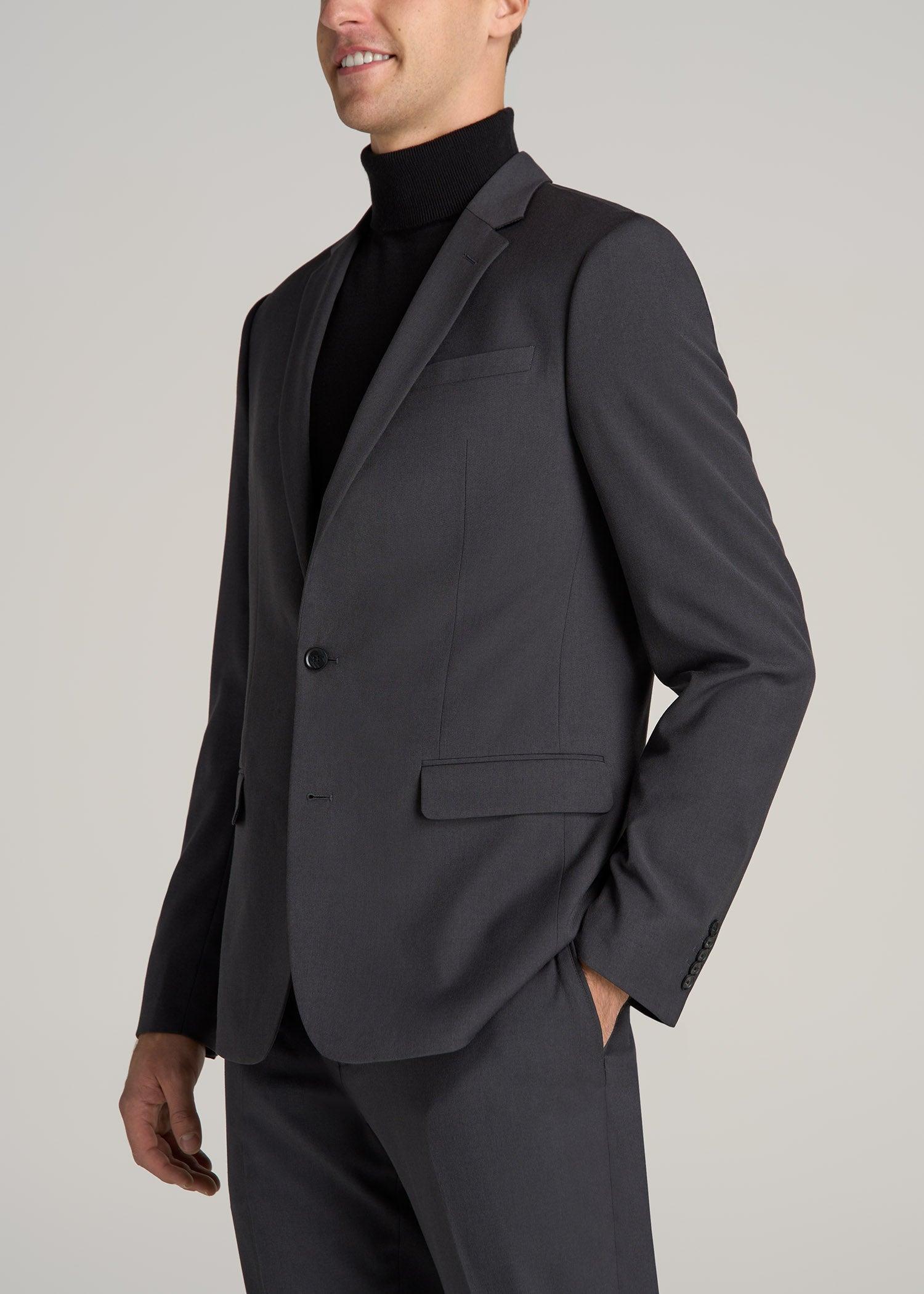 Suit Jacket for Tall Men in Mid Grey Product Image