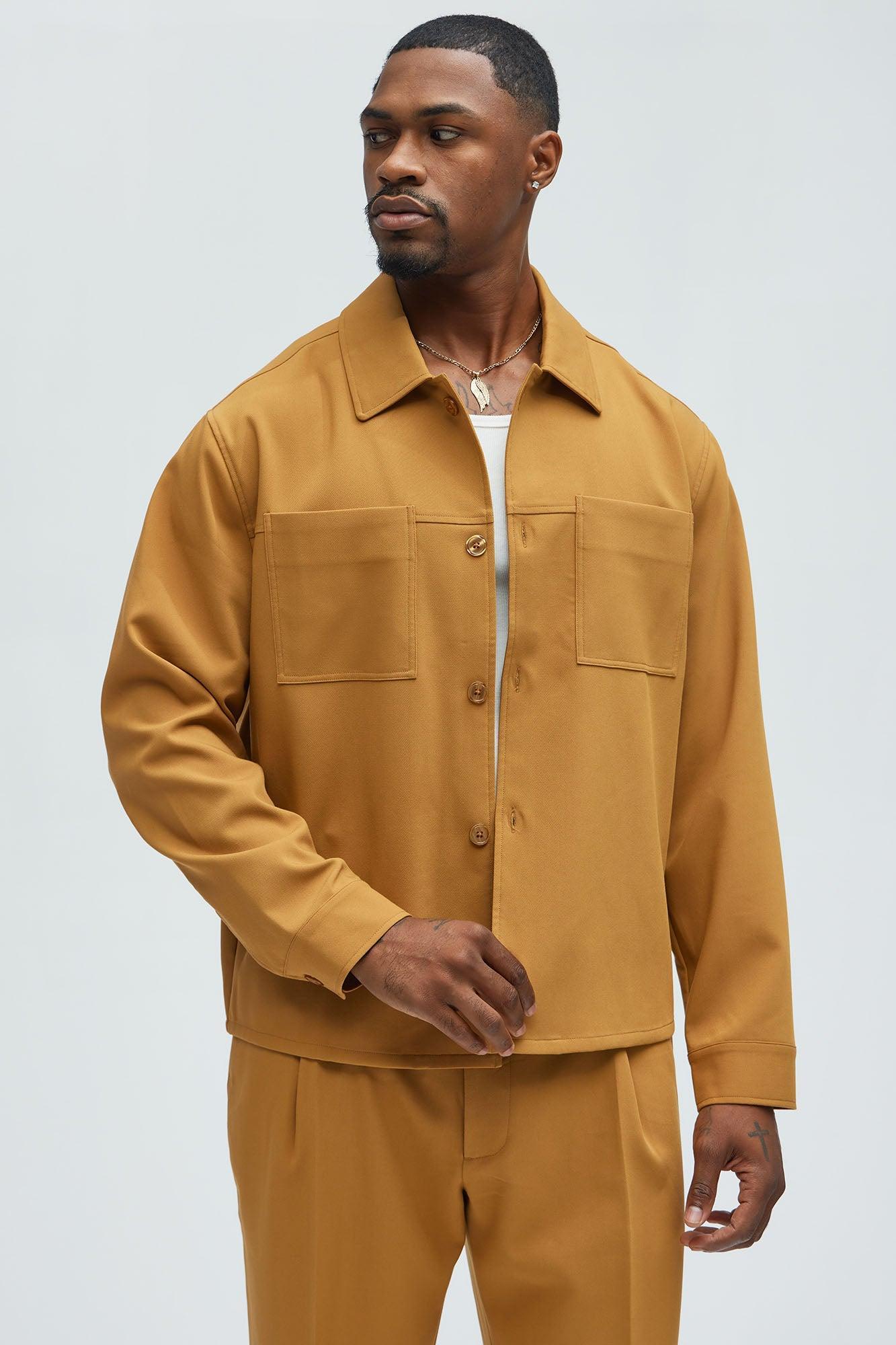 Ronan Weekender Overshirt - Camel Product Image