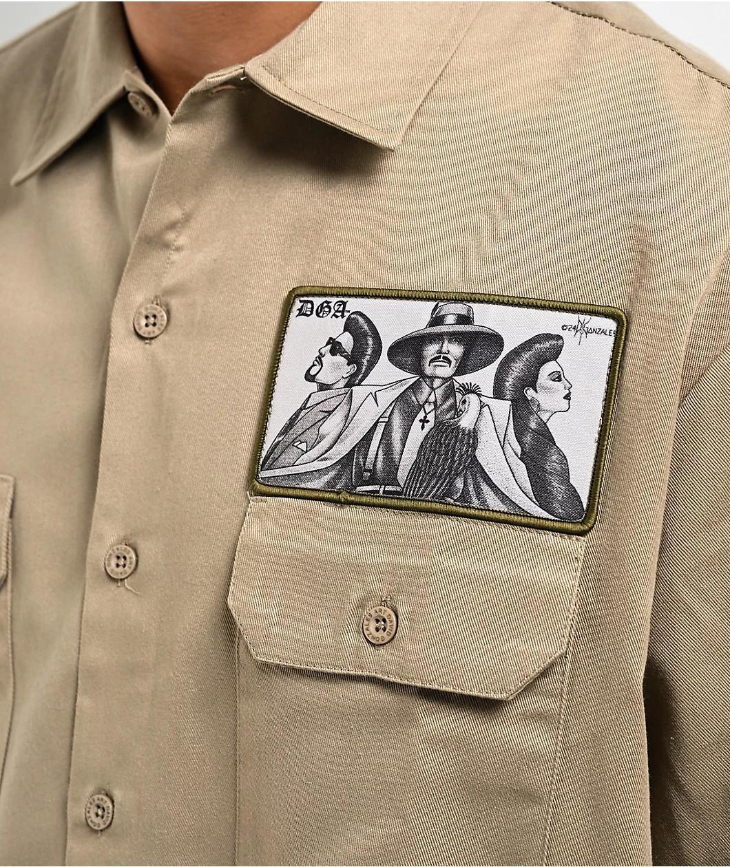 DGA Pachuco Pride Beige Work Shirt Product Image