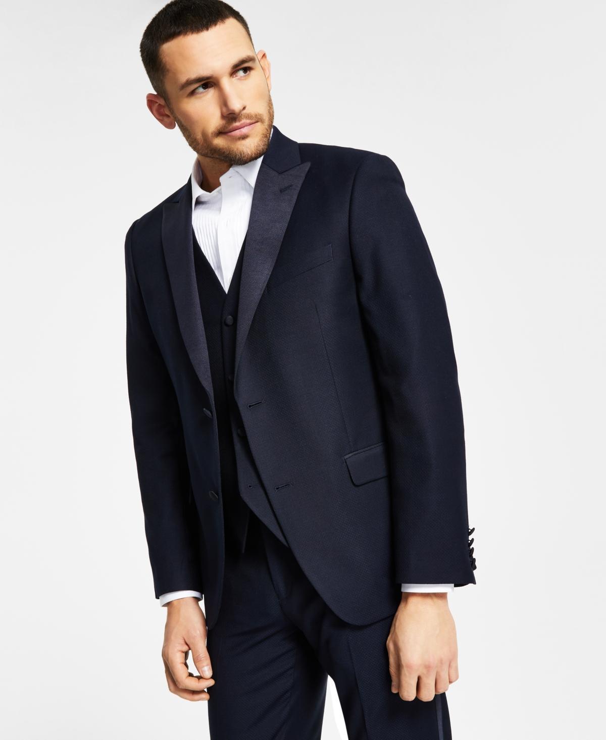 Alfani Mens Slim-Fit Navy Tuxedo Jacket, Created for Macys Product Image