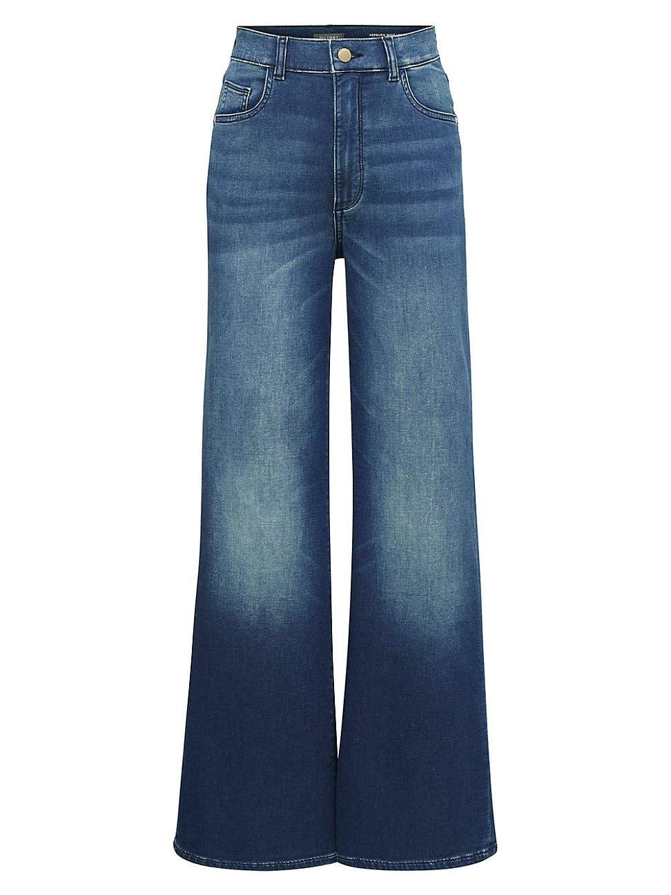 Womens Hepburn Wide Leg Vintage Jeans Product Image