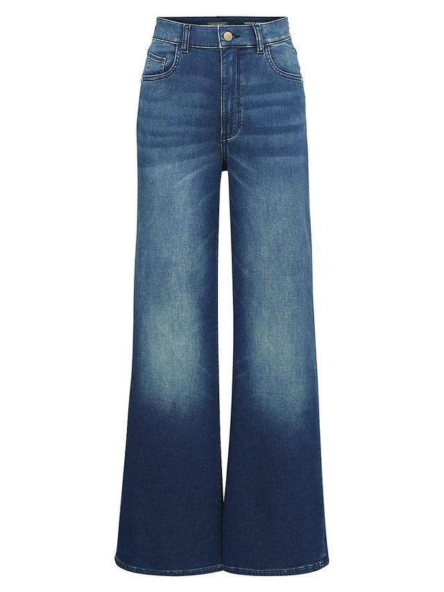 Womens Hepburn Wide Leg Vintage Jeans Product Image