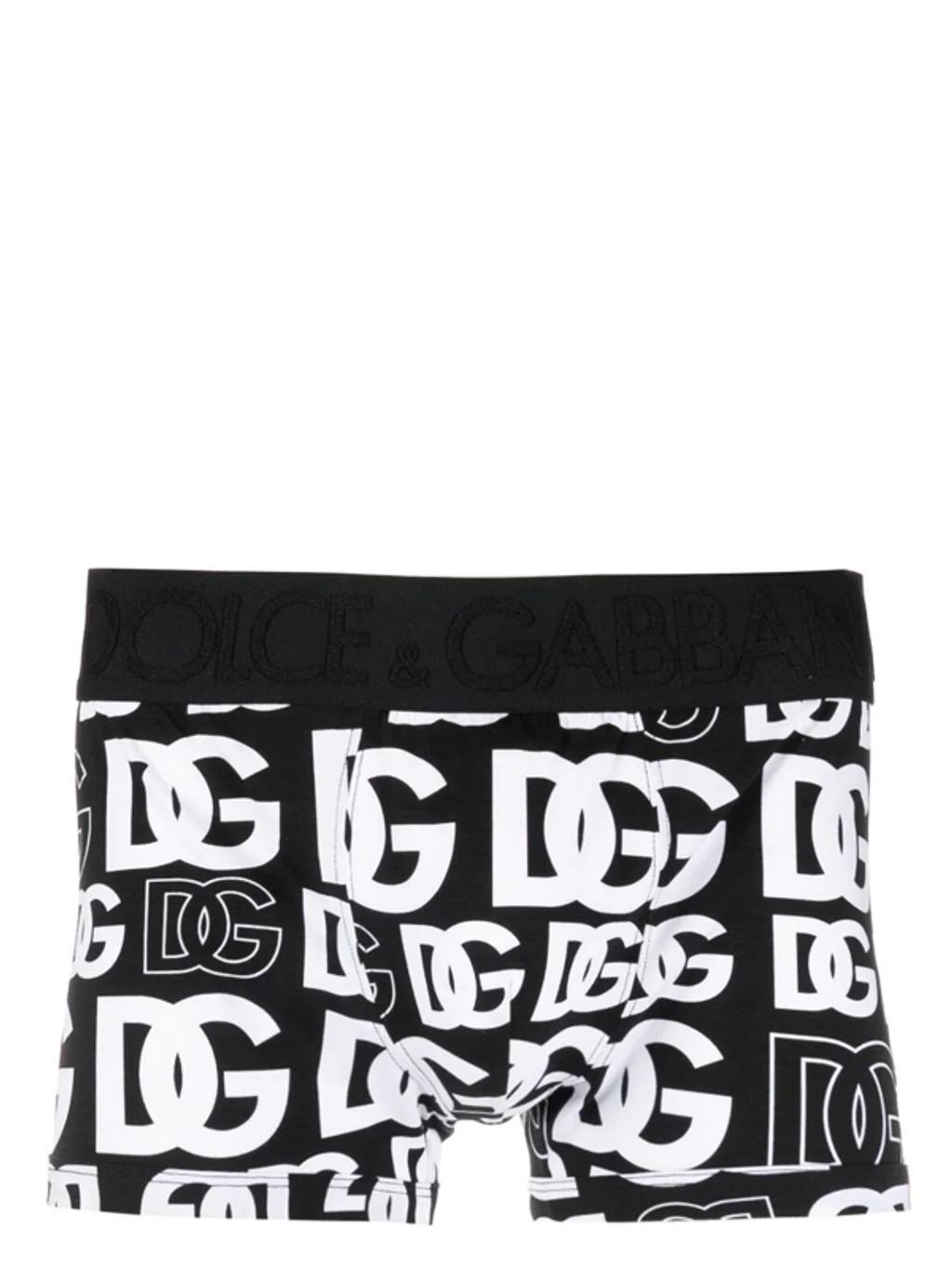 Logo-print Logo-waist Boxers In Black Product Image