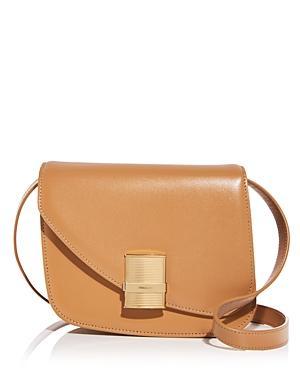 Ferragamo Fiamma Asymmetric Leather Crossbody Product Image