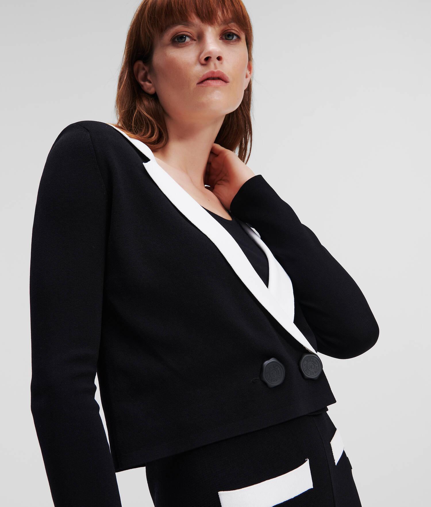 CROPPED TAILORED CARDIGAN Product Image