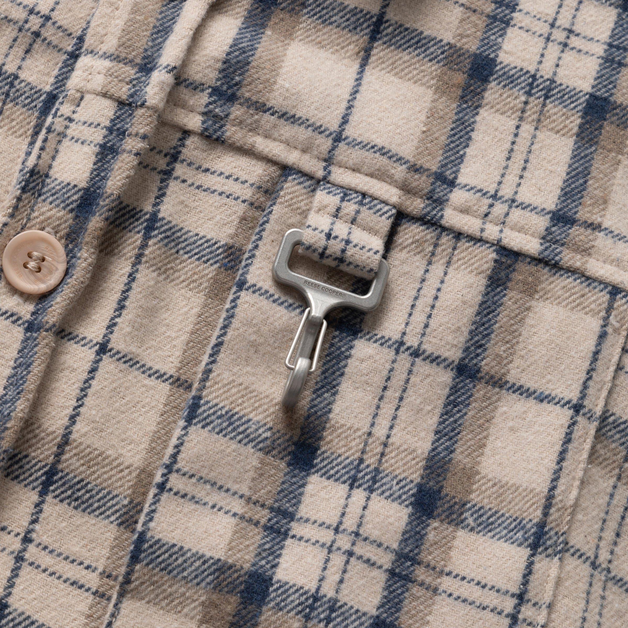 CARGO POCKET FLANNEL SHIRT Product Image