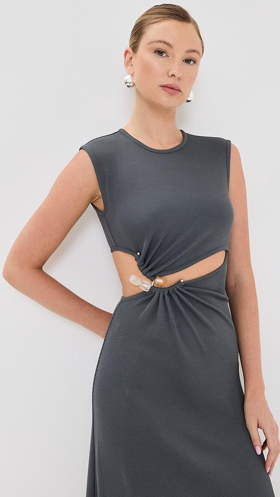 Christopher Esber Concave Stone Tank Dress | Shopbop Product Image