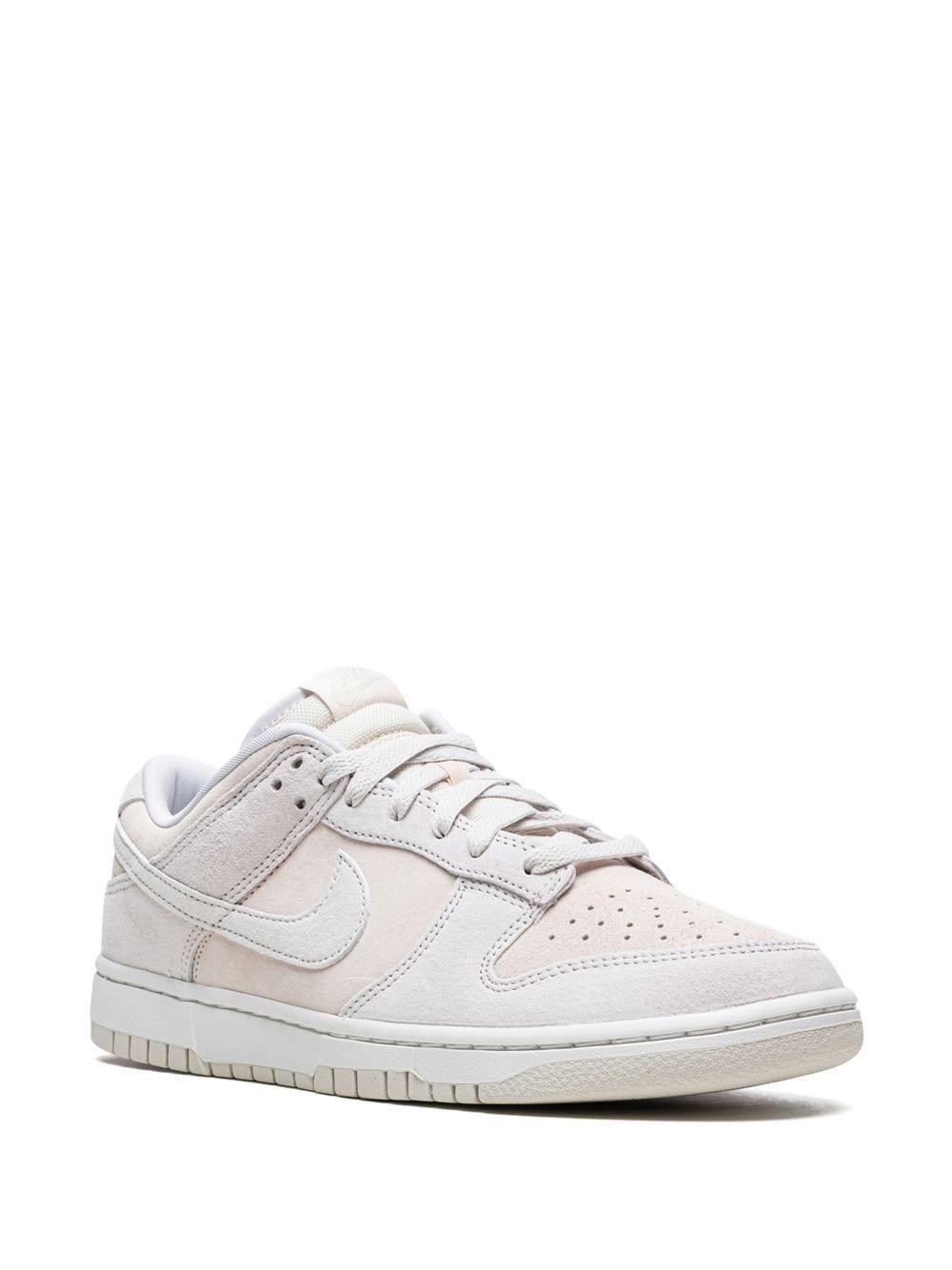 Dunk Low Retro Lace-up Sneakers In Vast Grey/summit White/pearl White Product Image