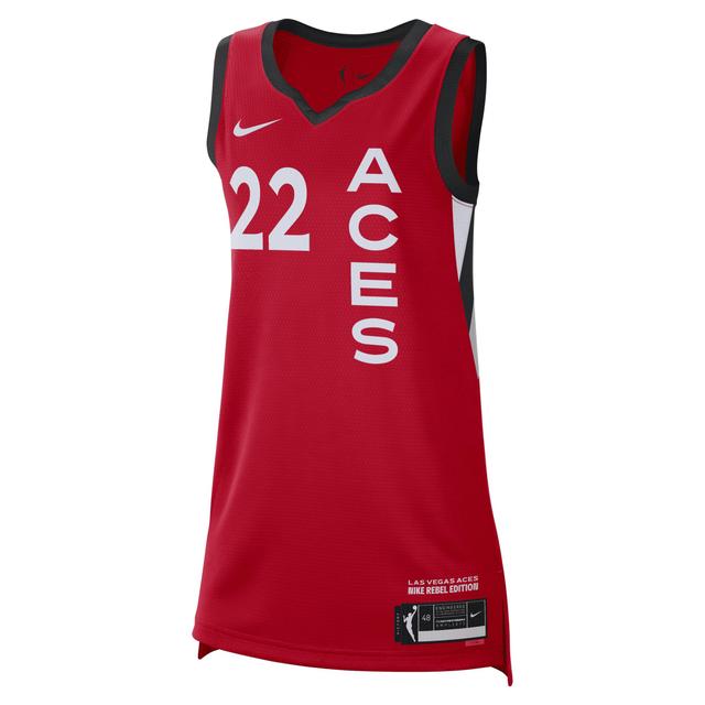 A'ja Wilson Las Vegas Aces 2024 Rebel Edition Nike Women's Dri-FIT WNBA Victory Jersey Product Image