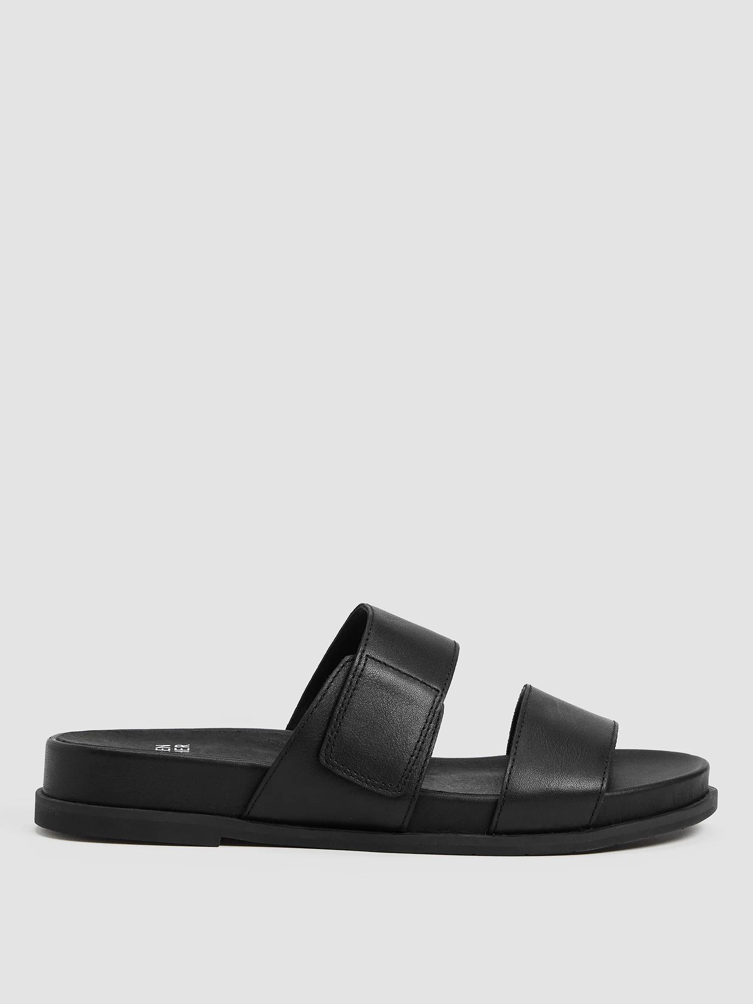 EILEEN FISHER Dee Leather Slide Sandalfemale Product Image