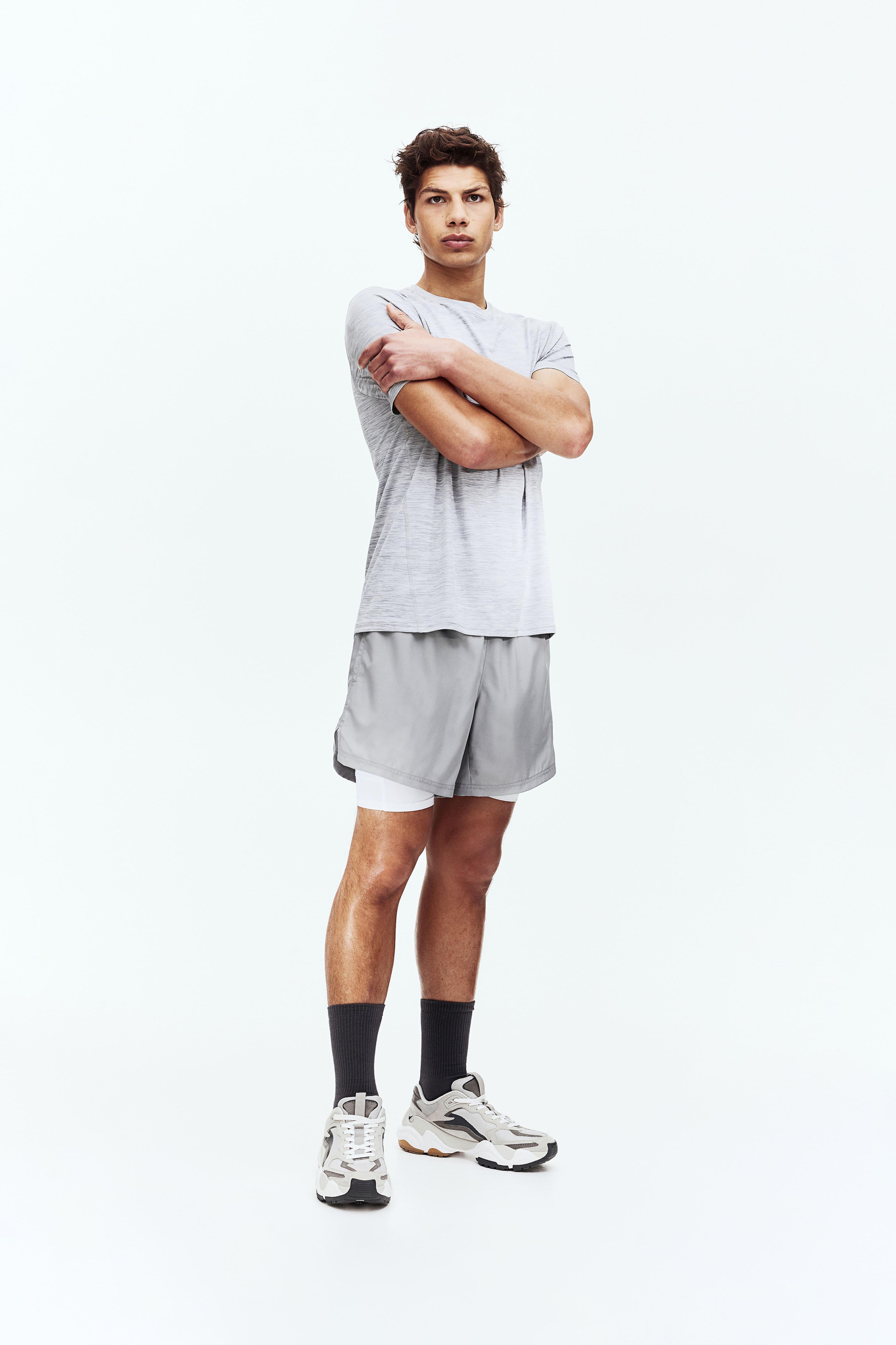 Double-Layered Sports Shorts in DryMove™ Product Image