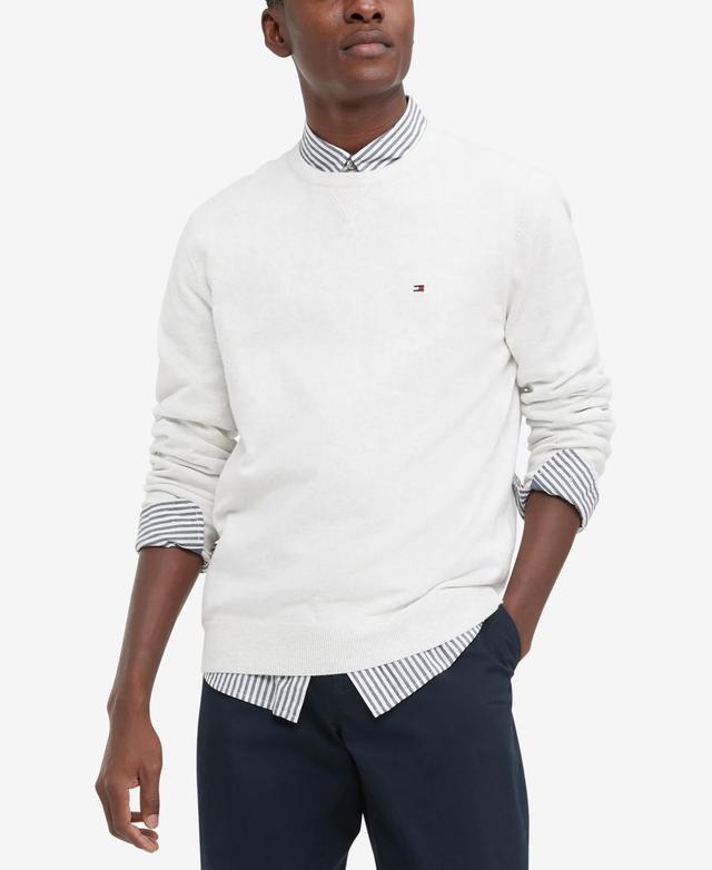 Tommy Hilfiger Mens Essential Solid Crew Neck Sweater Product Image