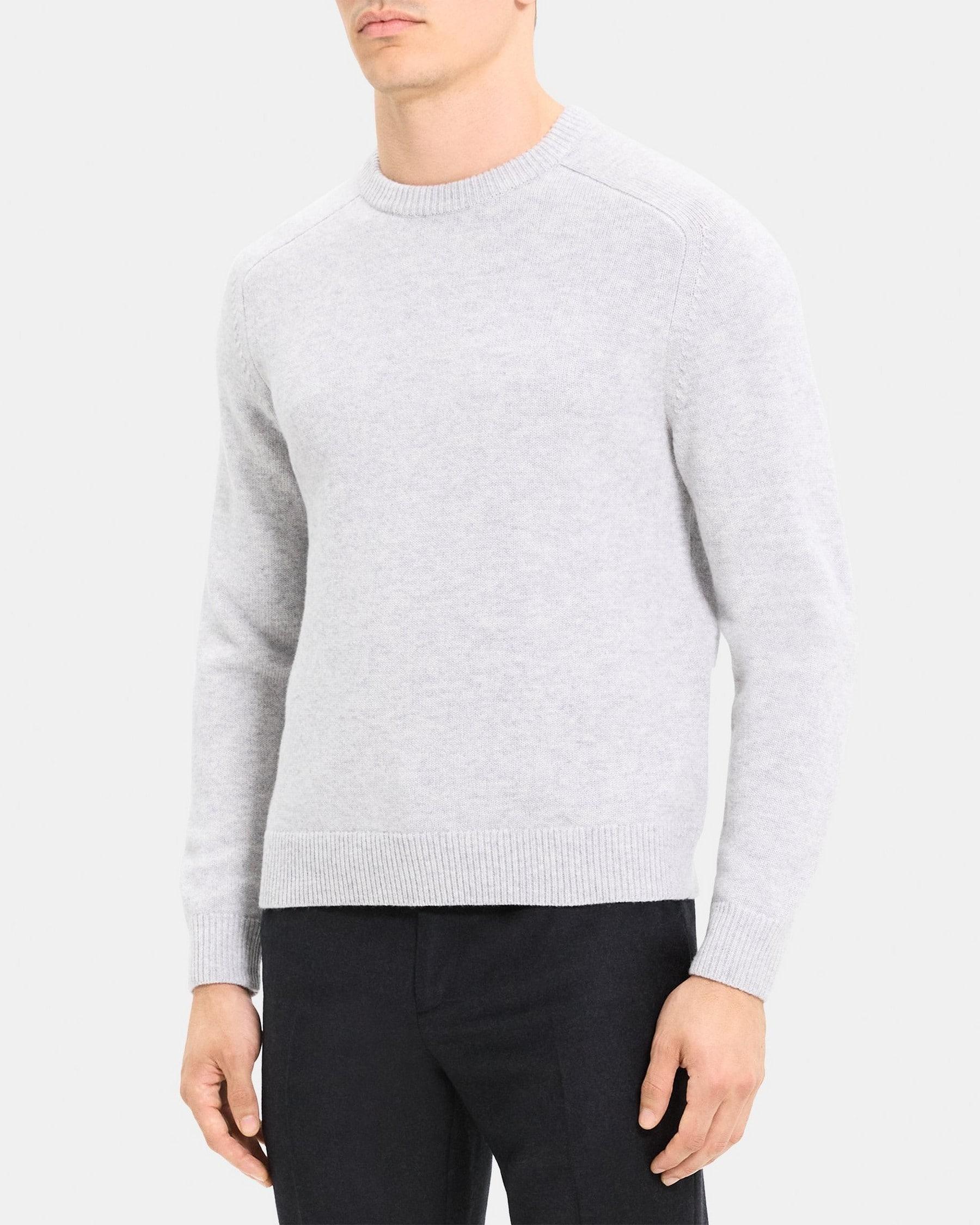 Crewneck Sweater in Wool-Cashmere Product Image