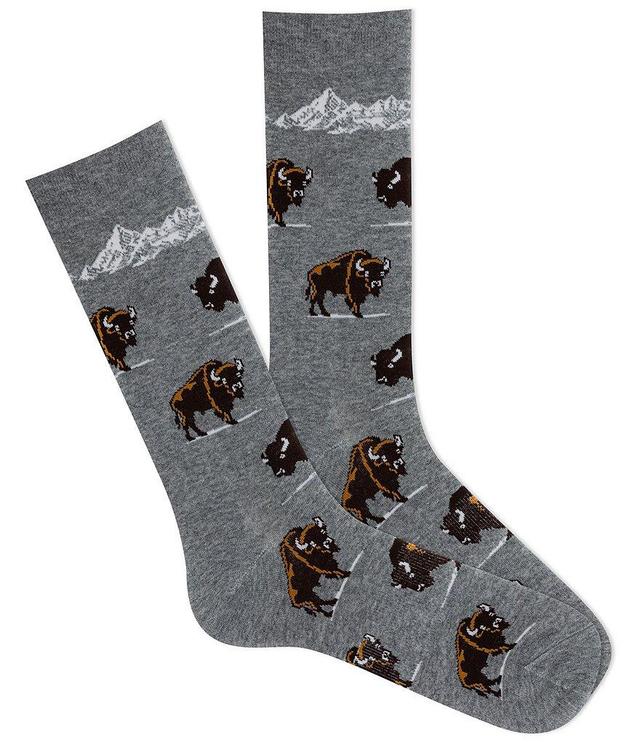 K. Bell Winter Bison Crew Dress Socks Product Image