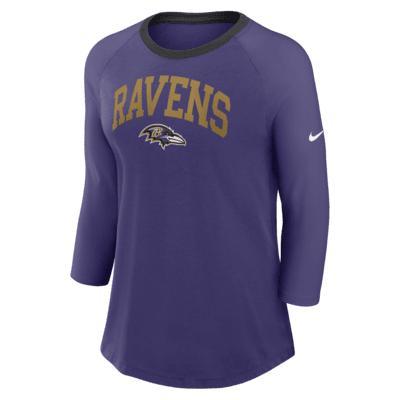 Baltimore Ravens Women's Nike NFL 3/4-Sleeve T-Shirt Product Image