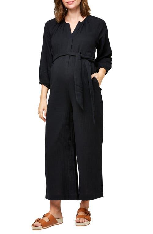 Nom Maternity Alma Maternity/Nursing Jumpsuit Product Image