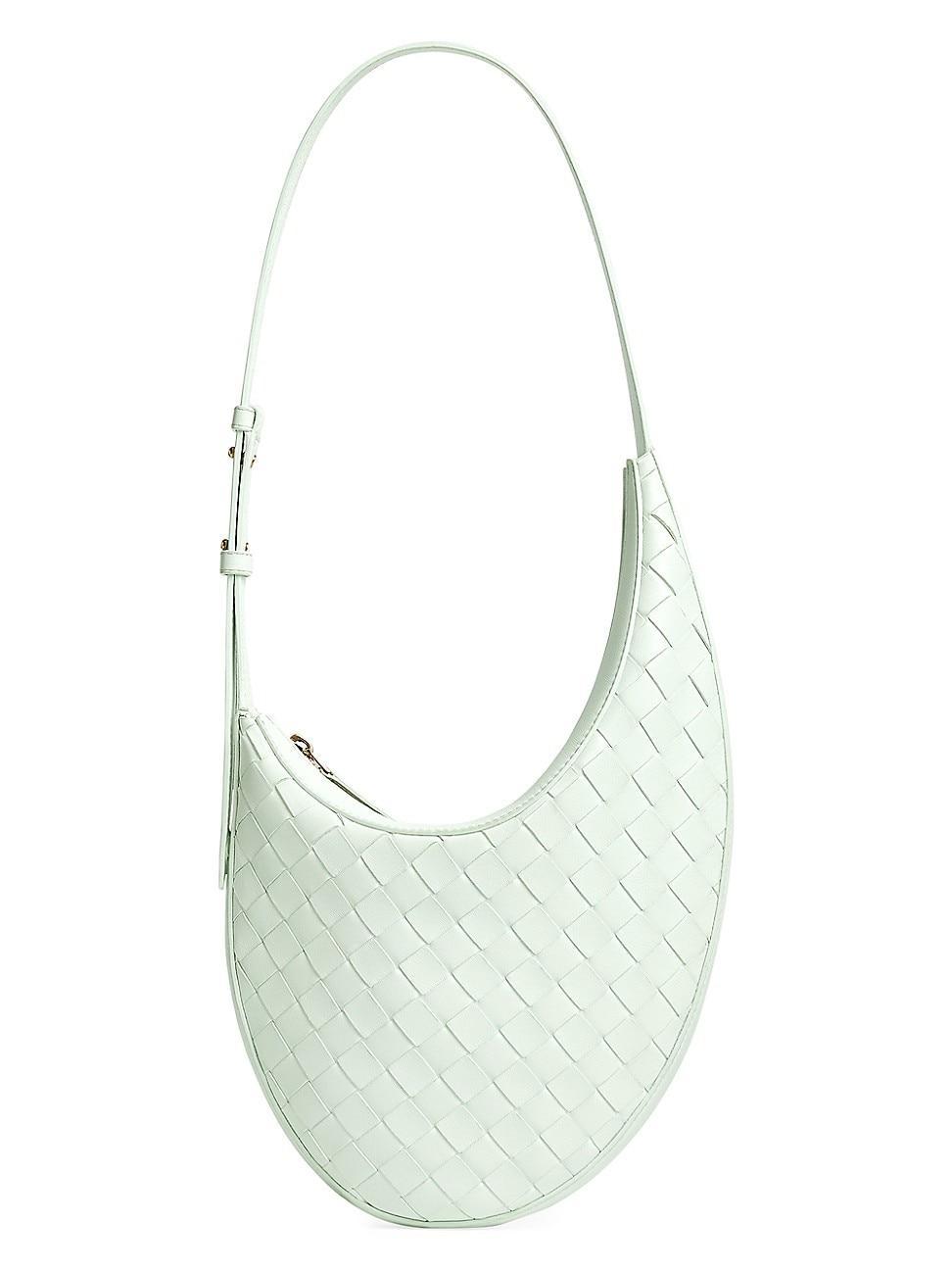 Bottega Veneta Small Intrecciato Leather Hobo Bag Product Image