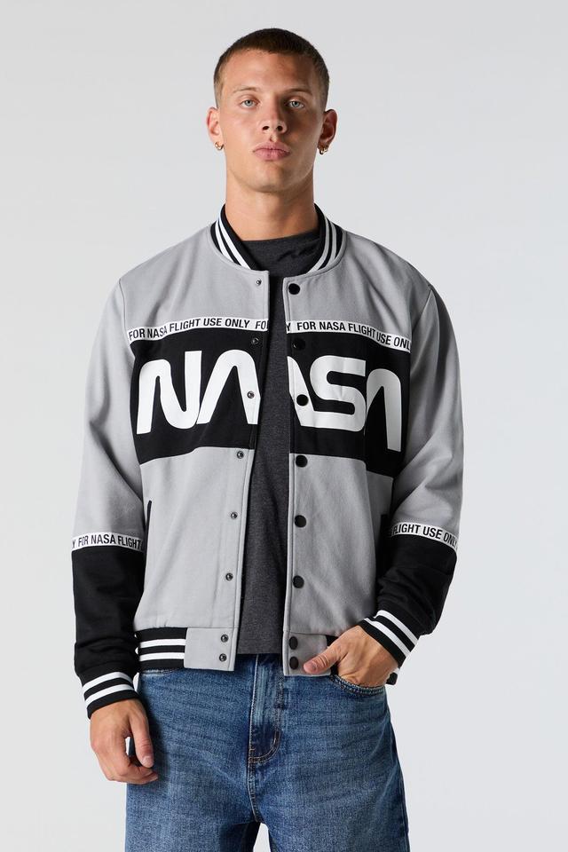 NASA Graphic Varsity Jacket Male Product Image