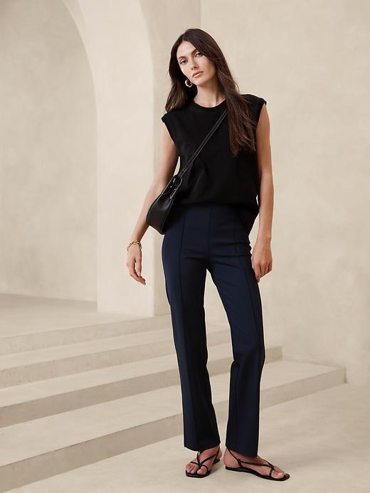 Straight Everywhere Ponte Ankle Pant Product Image