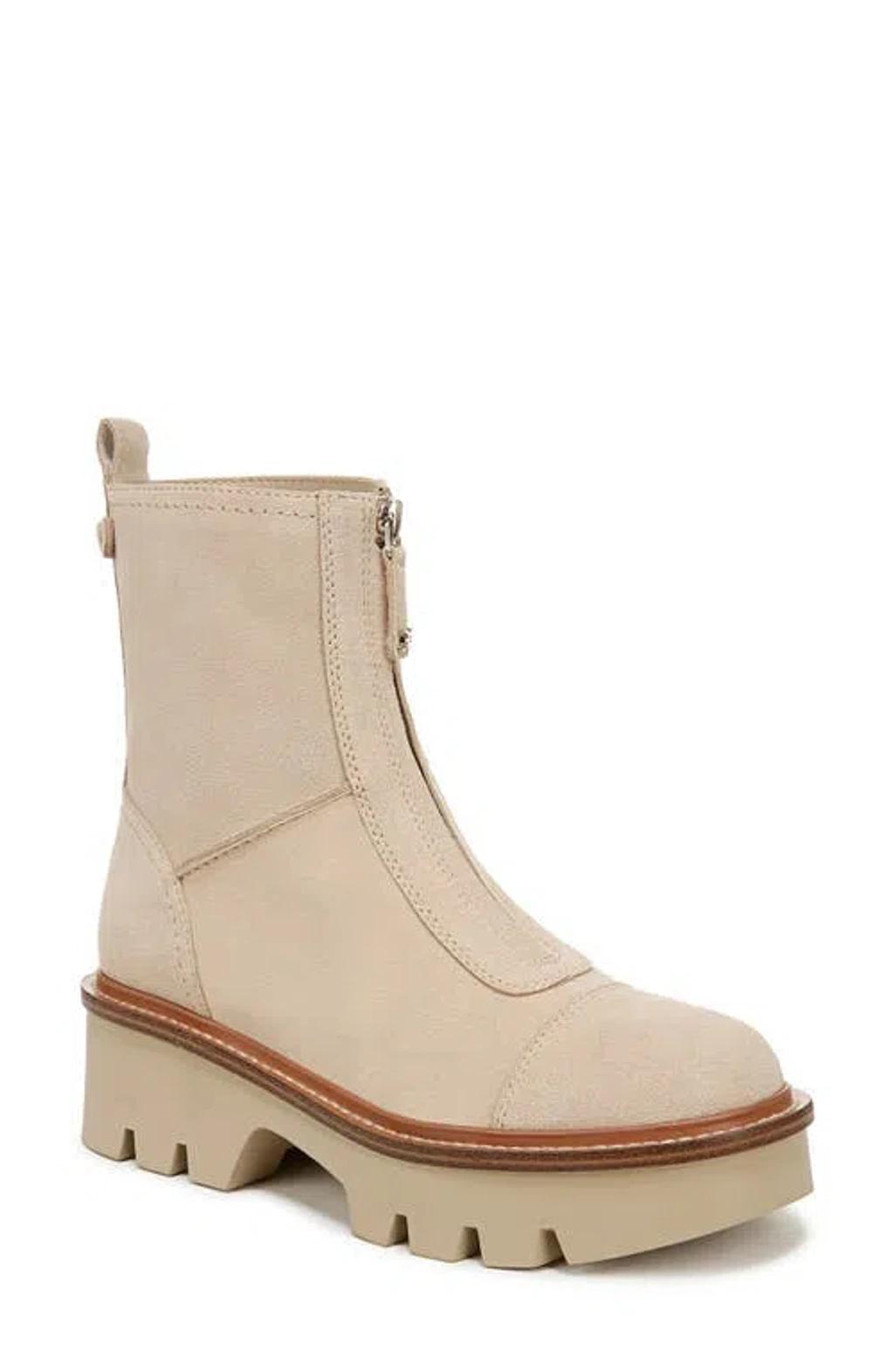 SAM EDELMAN Cooper Lug Sole Boot In Oat Product Image