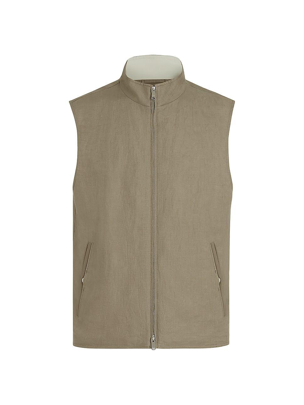 Mens Oasi Lino Vest Product Image