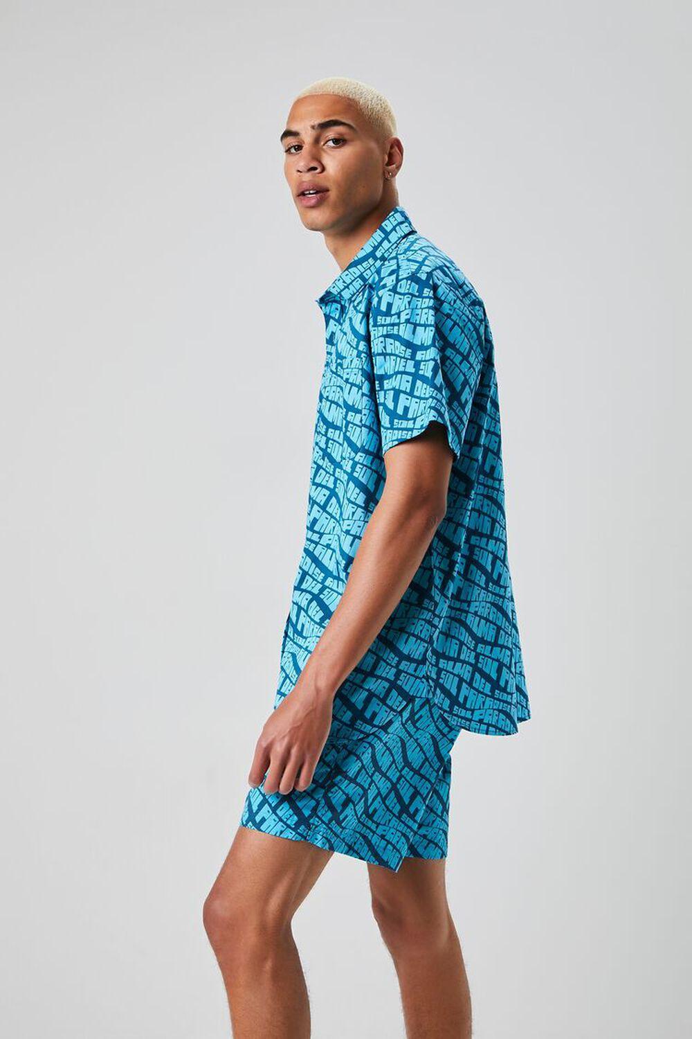 Alma Del Sol Paradise Print Shirt | Forever 21 Product Image