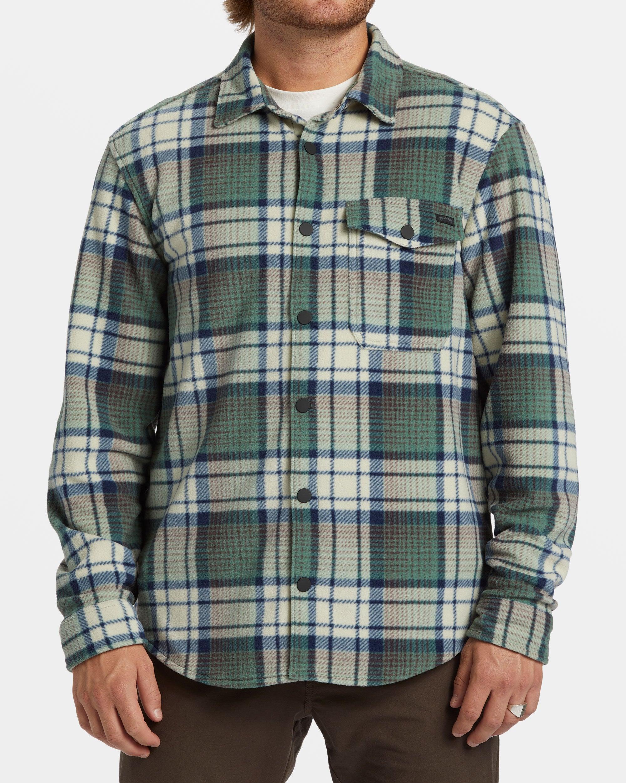 A/Div Furnace Long Sleeve Flannel Shirt - Taupe Male product image