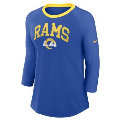 Los Angeles Rams Women's Nike NFL 3/4-Sleeve T-Shirt Product Image