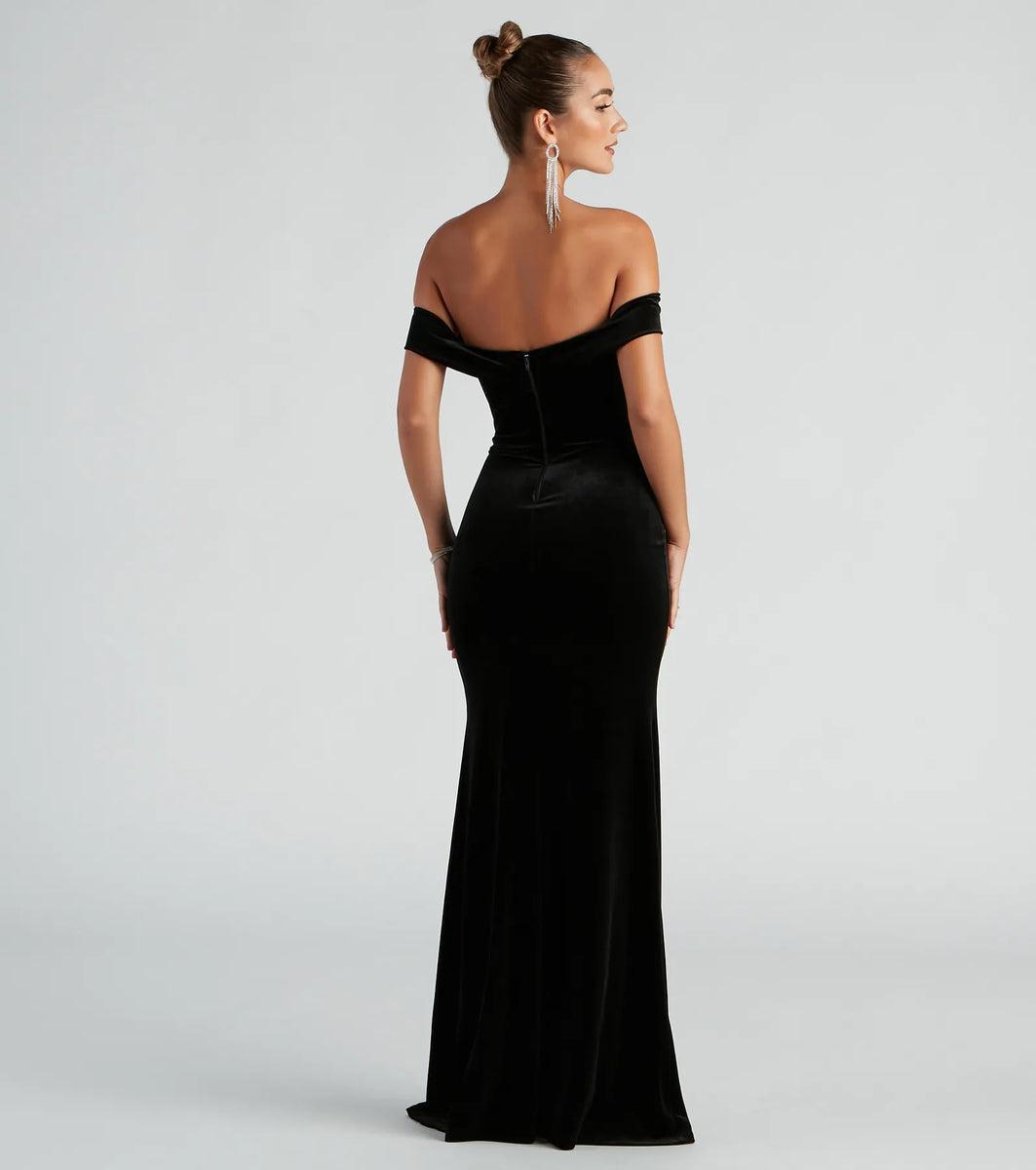 Kerri Formal Velvet Mermaid Dress Product Image