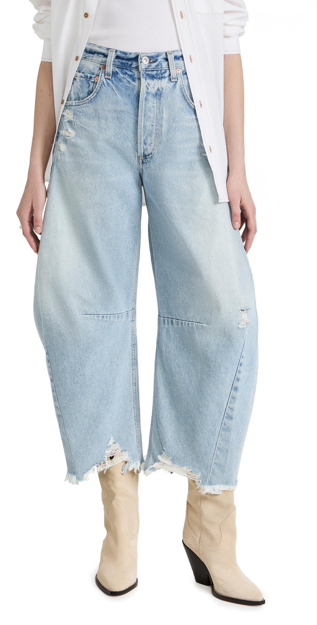 Horseshoe Wide-Leg Jeans Product Image